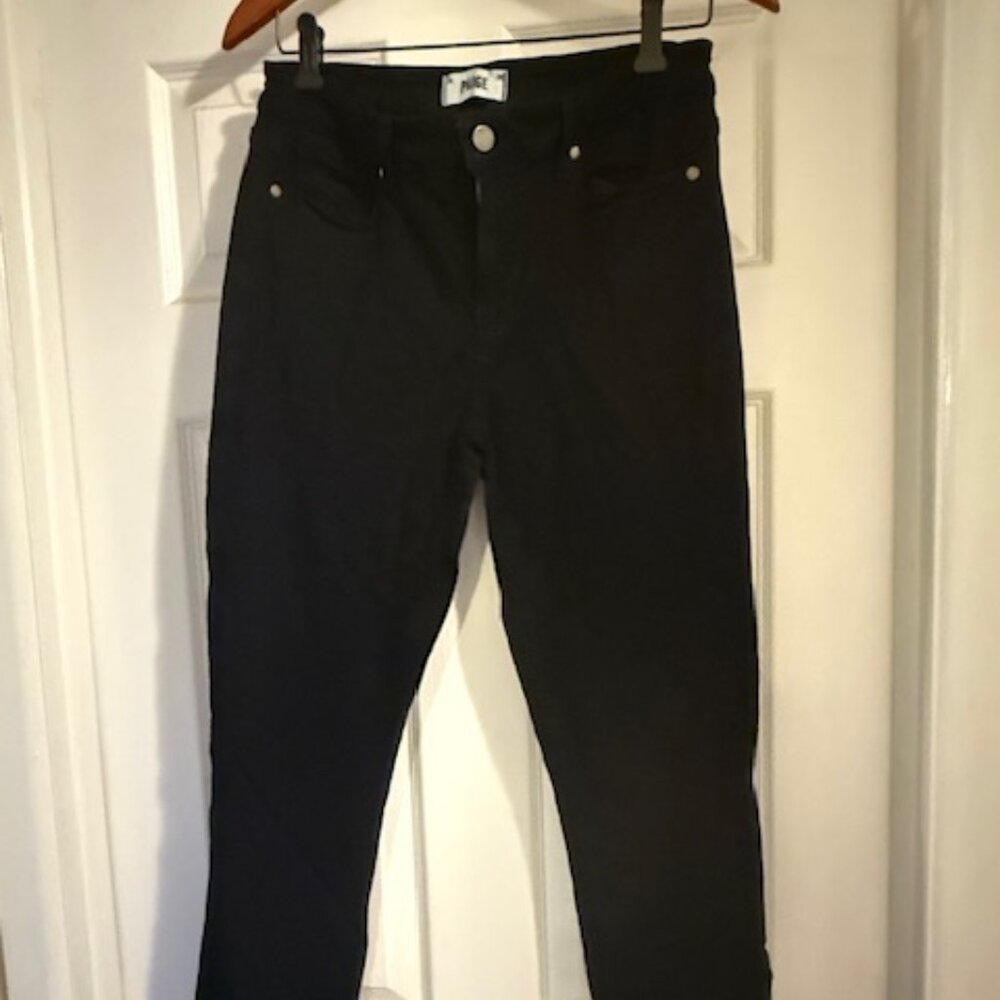 Paige, Verdugo Ankle Jean, Black, Size 30/10